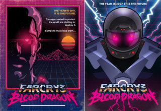 Illustration for article titled The Man Behind Blood Dragon's 80s-Drenched "Box Art"